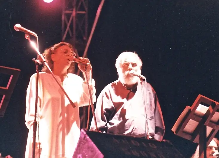  Βάσω Αλλαγιάννη, Μανώλης Ρασούλη © Αρχείο Βάσως Αλλαγιάννη 